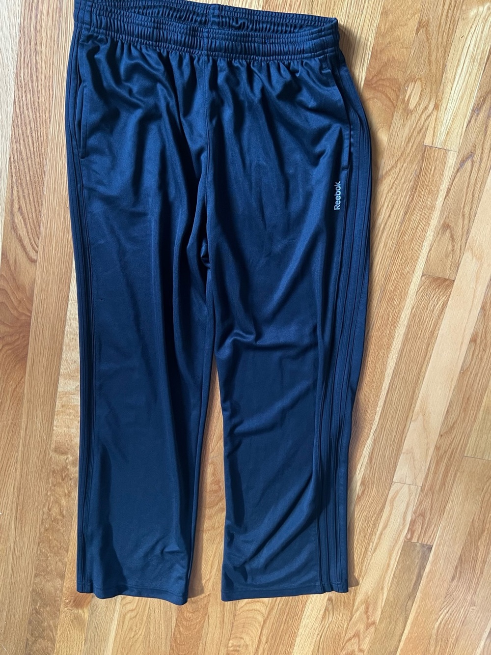 Reebok Black Track Sweatpants Joggers